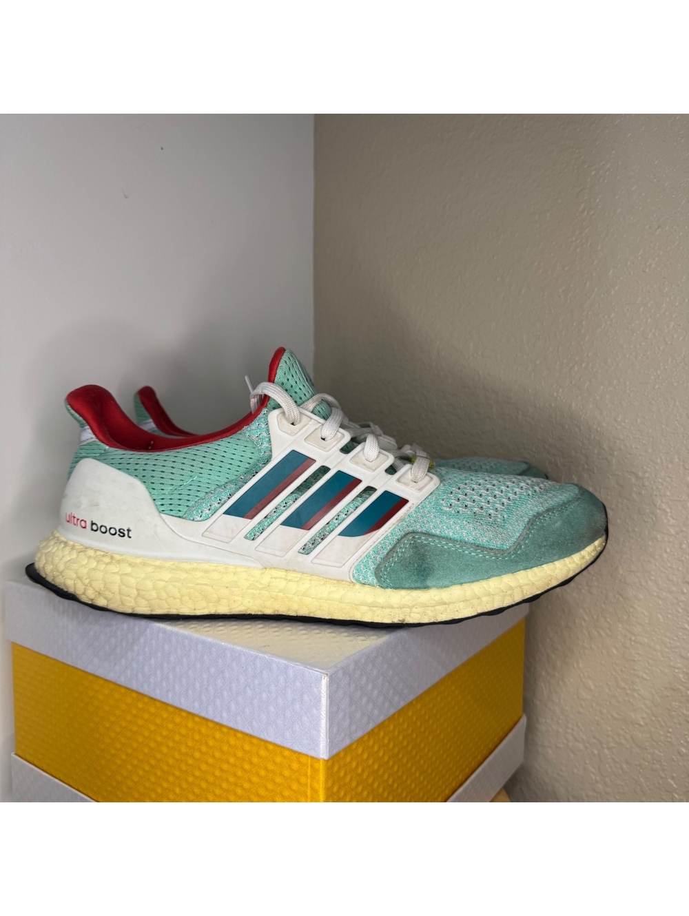 adidas UltraBoost 1.0 DNA ZX 8000 Aqua H05263 Men’s 10.5